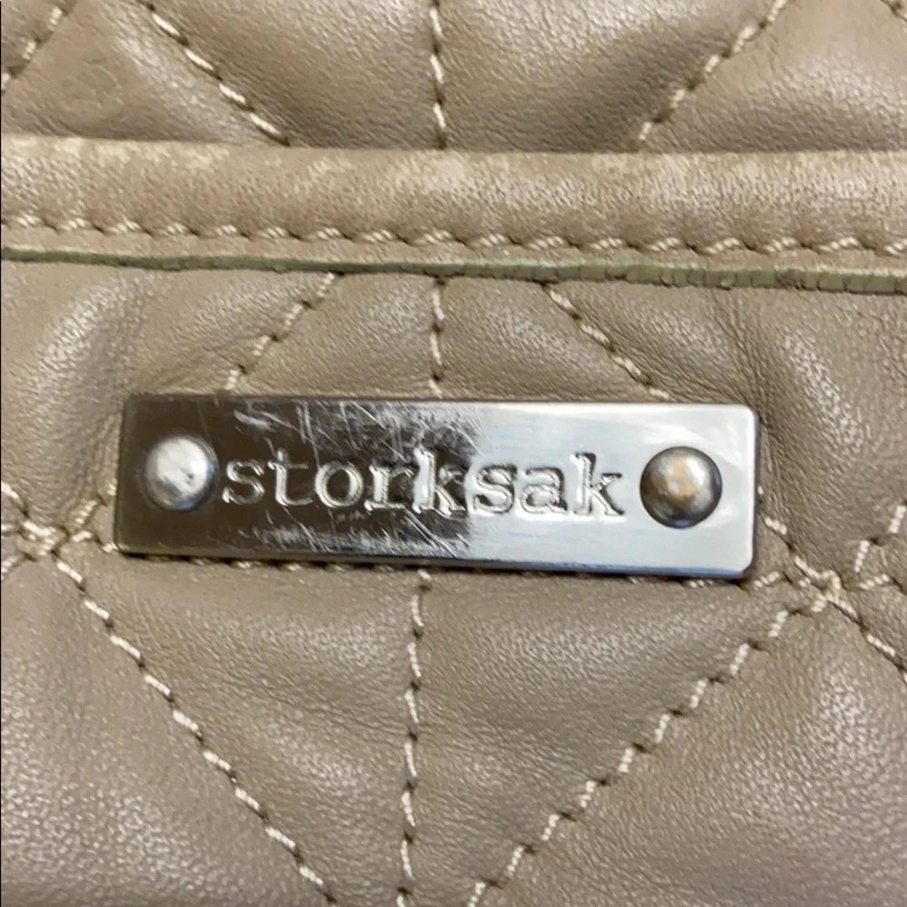 ❤️STORKSAK ELIZABETH QUILTED DIAPER BAG